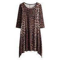 Animal Print Tunic Dress