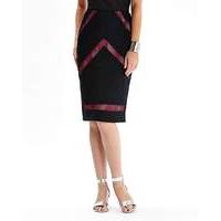 Anna Scholz Mesh Trim Waffle Skirt