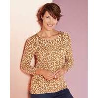 Animal Print Crew Neck Jumper