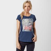 Animal Women\'s Love Surf T-Shirt, Navy