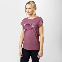 animal womens trial bay t shirt purple