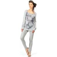 angels never die top sydney womens long sleeve t shirt in grey