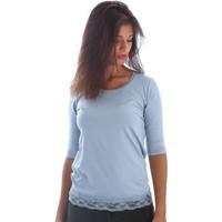 animagemella 17ai151 t shirt women womens cardigans in blue