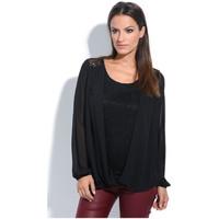 Anabelle Blouse CAMILLE women\'s Blouse in black