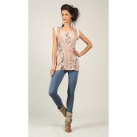 angels never die top atika womens vest top in beige