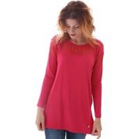 animagemella 17ai062 t shirt women fuchsia womens cardigans in pink