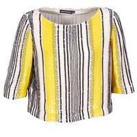 antik batik zabou womens blouse in yellow