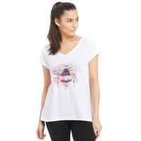 animal womens bright nature t shirt white