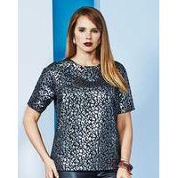 Animal Jacquard Top