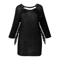 Angel Ribbons Brianna Fringe Trim Jumper