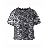 Animal Jacquard Top