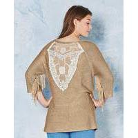 Angel Ribbons Brianna Fringe Trim Jumper