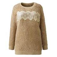 Angel Ribbons Lace Trim Jumper