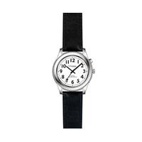 Analogue Talking RC Watch with Leather Strap