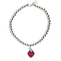 Ani - July Heart Birthstone Bracelet