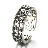antique silver vintage style hollow open band midi ring for menwomen j ...