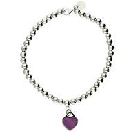 Ani - January Heart Birthstone Bracelet