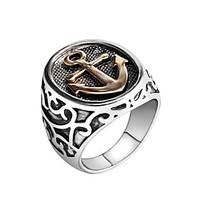 Anchor Ring Jewelry Fashion Punk Style Anchor Ring