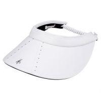 anna diamante trim visor white