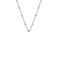 Anais Ladies Rose Gold Plated 24 Inch Intermittent Bead Chain CH051