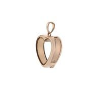 Anais Rose Gold Plated Small Love Locket EX002