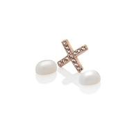 anais rose gold plated kiss and moonstone charm ex111