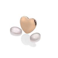 anais rose gold plated october heart charm ex141