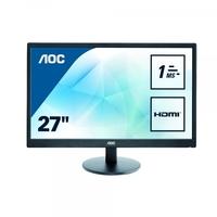 AOC 27 inch 1 ms Response Time LED Monitor HDM DVI VGA Speakers Vesa E2770SH