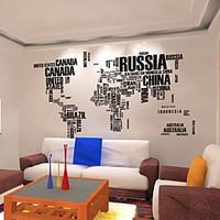 aofu words quotes wall stickers plane wall stickers decorative wall st ...