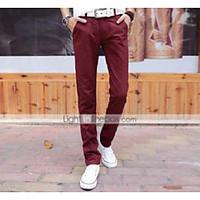 aolongqishi mens casual pure suits pants cotton 501 0