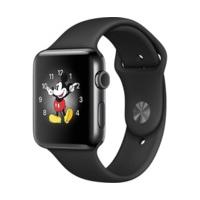 Apple Watch Series 2 42mm Stainless Steel gray with Sport band black
