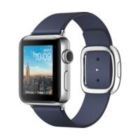 Apple Watch Series 2 38mm Stainless Steel silver with Modern Buckle midnight blue