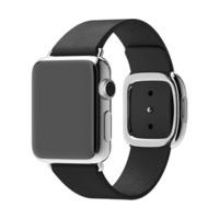Apple Watch 38mm Stainless Steel, Black Classic Buckle