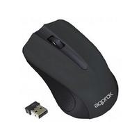 Approx Wireless Optical Mouse, Nano USB, Black
