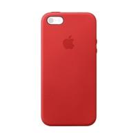 Apple Leather Case (iPhone SE) red