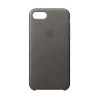 Apple Leather Case (iPhone 7) storm gray