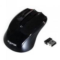 Approx Wireless Optical Mouse, Nano USB - Black