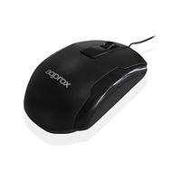 Approx Wired Optical Mouse, USB, 1000 DPI, Black