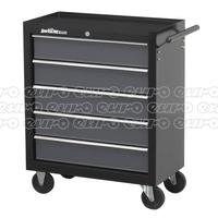 AP2505B Rollcab 5 Drawer with Ball Bearing Runners - Black