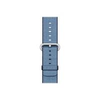 apple 38mm woven nylon band watch strap navy tahoe blue for watch 38 m ...