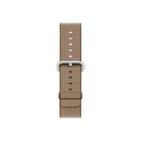 apple 42mm woven nylon band watch strap caramel toasted coffee for wat ...