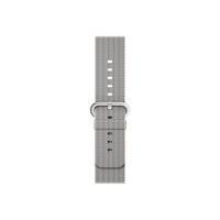 apple 42mm woven nylon band watch strap pearl for watch 42 mm