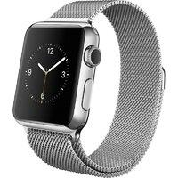 Apple Watch Series 2 - 42 mm - stainless steel - smart watch with milanese loop - stainless steel - silver - 150-200 mm - colour - Wi-Fi, Bluetooth - 
