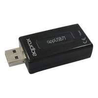 Approx Usb2.0 7.1 External Sound Card With 3d Sound & Microphone/audio Connectors Black (appusb71)