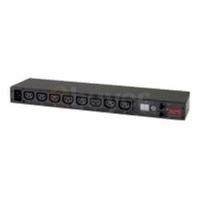 APC Rack PDU, Metered, 1U, 12A/208V, 10A/230V, (8) C13