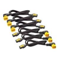 apc power cord kit 6 ea locking c13 to c14 90 degree 12m