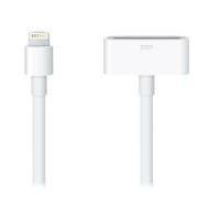 apple 02m lightning to 30 pin adaptor white