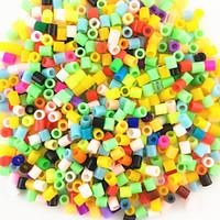 Approx 1200PCS/Bag 5MM Mixed Random Multi-Color Hama Perler Bead Fuse Beads Kid DIY Handmaking Educational Craft Toys Jigsaw Puzzle EVA Safty Material