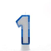 Apac Blue Number Candles - 1
