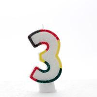 apac multicolour number candles 3